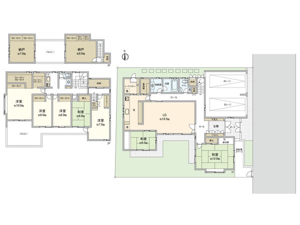 国分寺市戸倉1丁目 間取図(平面図) 国分寺市戸倉1丁目 間取図(平面図)