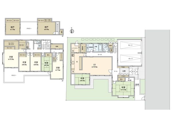 国分寺市戸倉1丁目 間取図(平面図) 国分寺市戸倉1丁目 間取図(平面図)