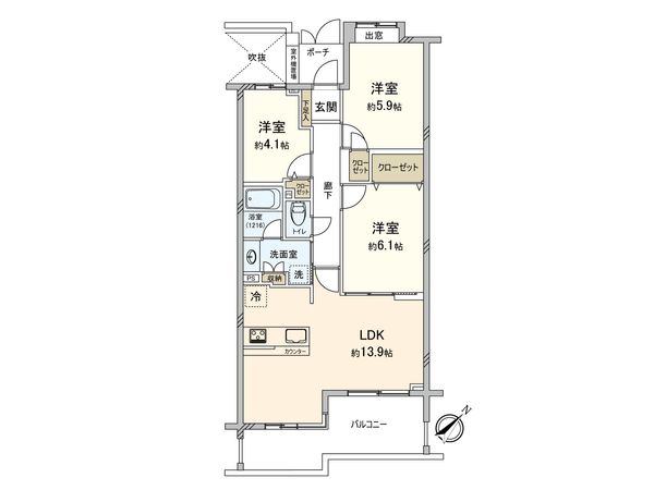 間取図(平面図)
