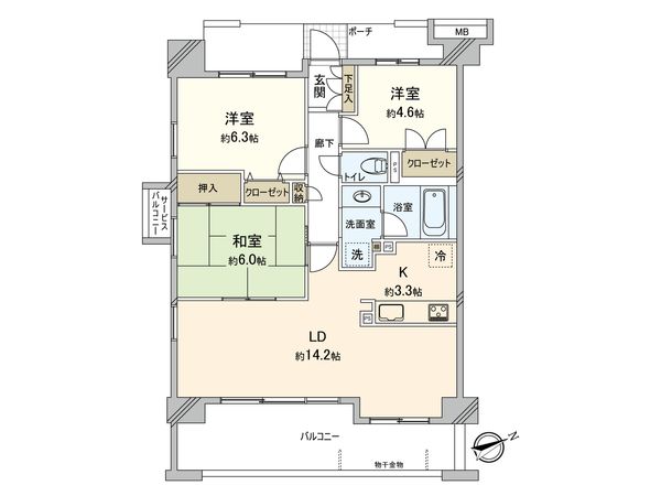 間取図(平面図)
