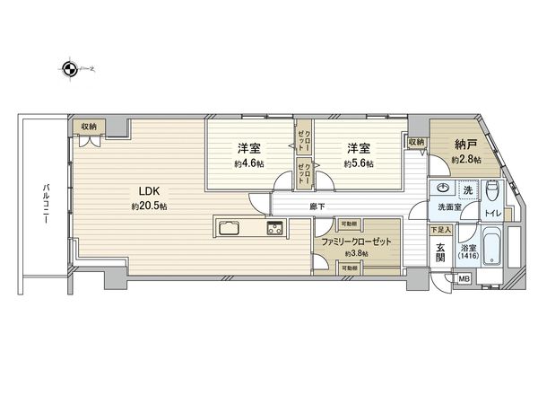 間取図(平面図)