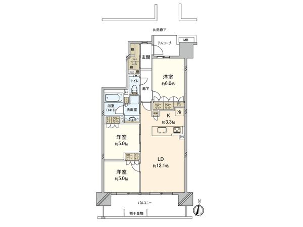 間取図(平面図)