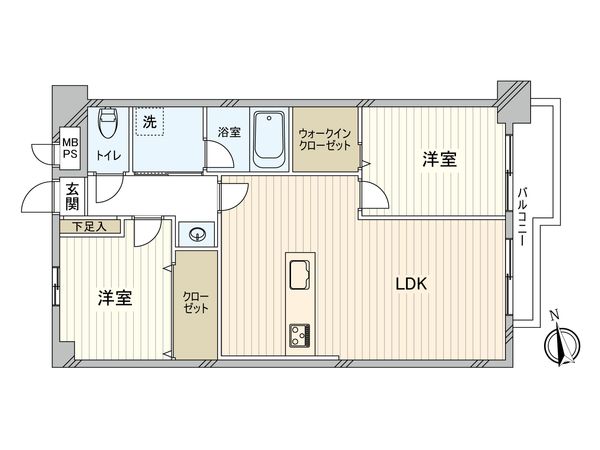 オリエント丹野 間取図(平面図)