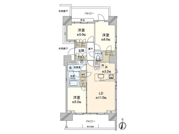 間取図(平面図)