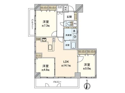 間取図(平面図)