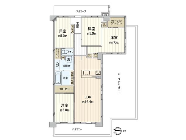 ルフォンソレイユ小平小川町 間取図(平面図) ルフォンソレイユ小平小川町 間取図(平面図)