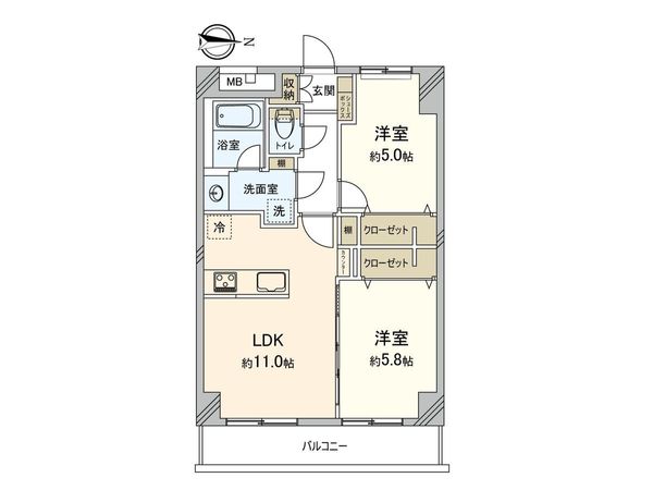 グランシャリオ国分寺壱番館 間取図(平面図)