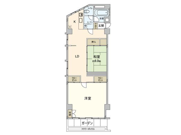 国分寺マンション 間取図(平面図) 国分寺マンション 間取図(平面図)