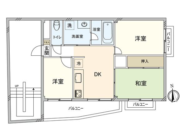 サンヴェール国分寺エスタシオン 間取図(平面図)