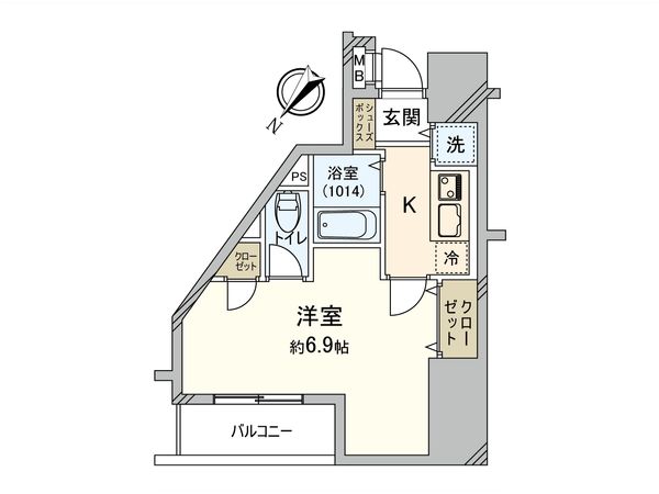 ヴェルステージ国分寺 間取図(平面図)