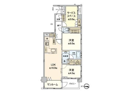 エクセレントシティ一橋学園駅前 間取図(平面図)