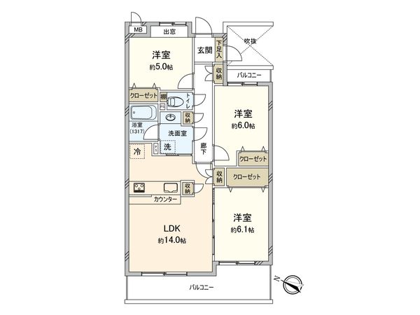 間取図(平面図)