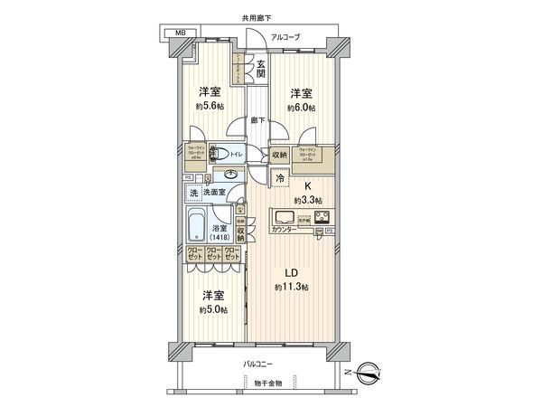 間取図(平面図)