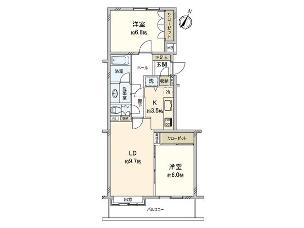 パーク・ハイム国分寺 間取図(平面図) パーク・ハイム国分寺 間取図(平面図)