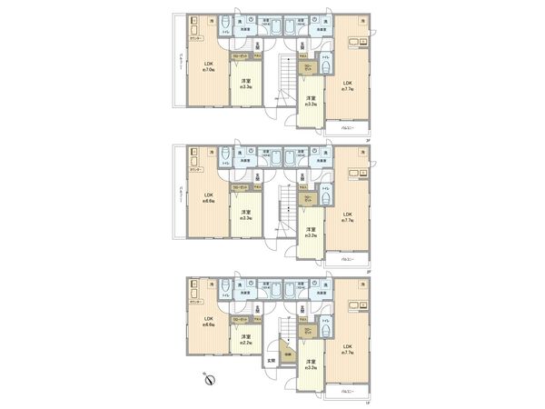 ルミエール朝霞台 間取図(平面図)
