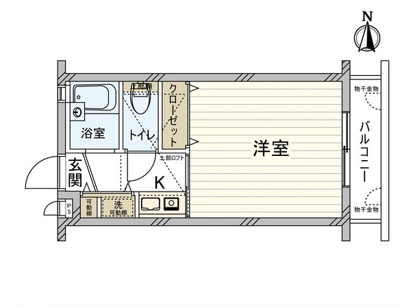 国分寺市東元町2丁目 一棟アパート 間取図(平面図) 国分寺市東元町2丁目 一棟アパート 間取図(平面図)