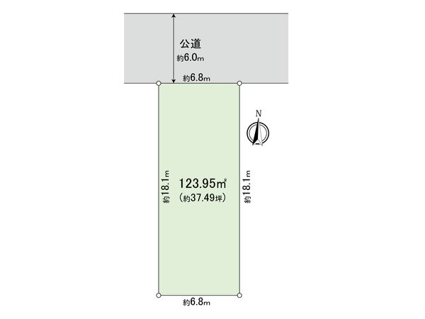 小金井市東町1丁目 土地 区画図 小金井市東町1丁目 土地 区画図