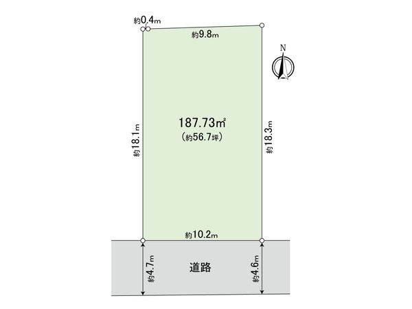 武蔵野市御殿山2丁目 区画図