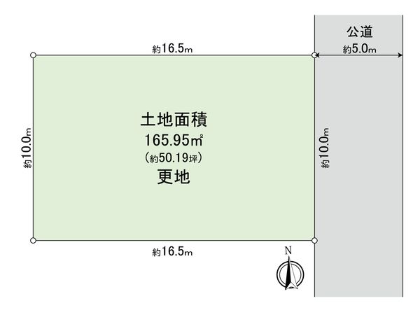 三鷹市下連雀4丁目 土地 区画図