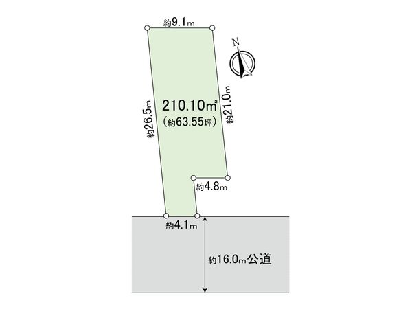 相模原市緑区元橋本町 区画図