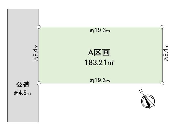 武蔵野市吉祥寺本町4丁目 土地 区画図