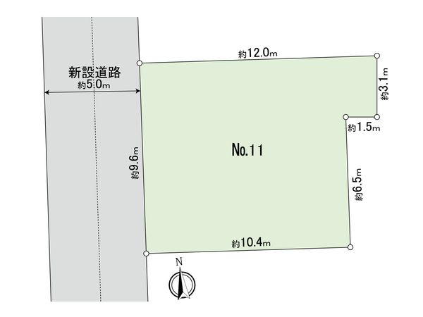 三鷹市上連雀6丁目11区画 区画図 三鷹市上連雀6丁目11区画 区画図