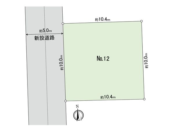 三鷹市上連雀6丁目12区画 区画図 三鷹市上連雀6丁目12区画 区画図