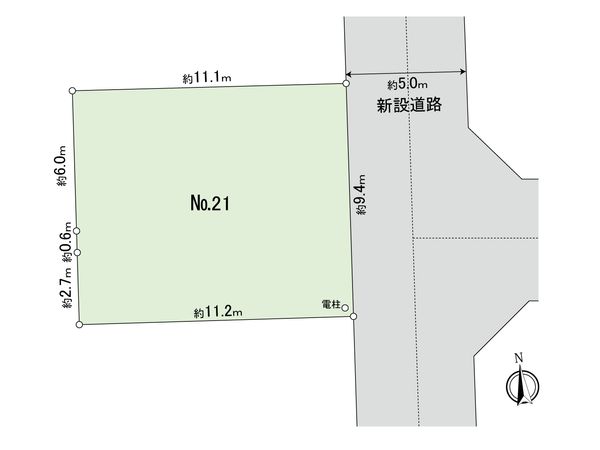 三鷹市上連雀6丁目21区画 区画図 三鷹市上連雀6丁目21区画 区画図