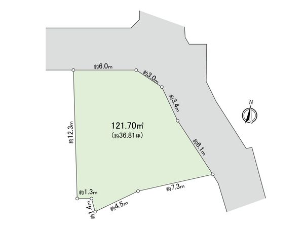 小平市花小金井南町3丁目 区画図 小平市花小金井南町3丁目 区画図