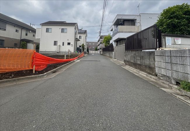 三鷹市深大寺2丁目 土地 前面道路含む外観 三鷹市深大寺2丁目 土地 前面道路含む外観