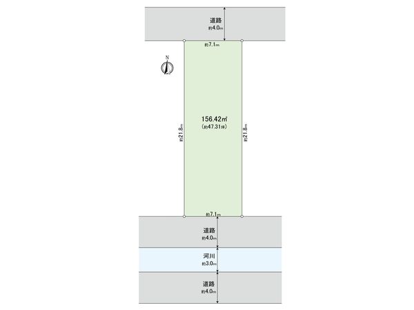 三鷹市上連雀4丁目 土地 区画図 三鷹市上連雀4丁目 土地 区画図