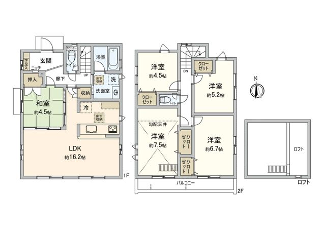 武蔵野市桜堤2丁目 間取図(平面図) 武蔵野市桜堤2丁目 間取図(平面図)