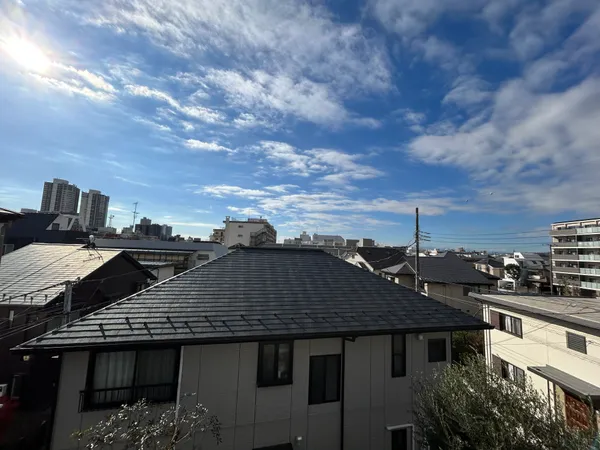 屋上のバルコニーからの眺望