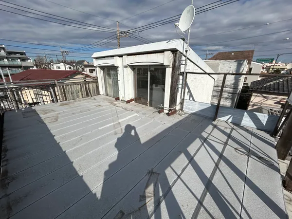 屋上のバルコニー