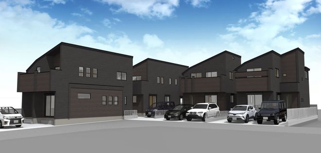 三鷹市上連雀9丁目 新築戸建 4号棟 外観パース図 三鷹市上連雀9丁目 新築戸建 4号棟 外観パース図