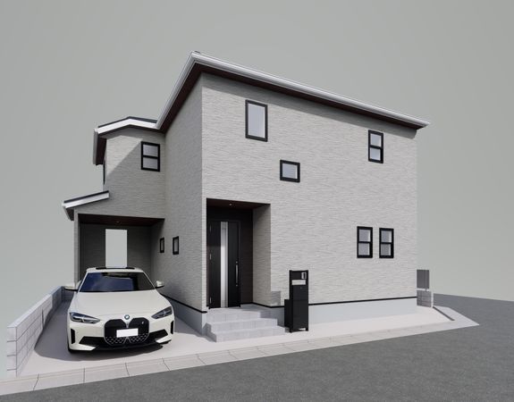 練馬区関町北三丁目新築戸建 外観パース図 練馬区関町北三丁目新築戸建 外観パース図