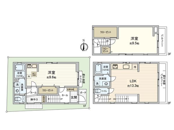 三鷹市上連雀6丁目 間取図(平面図)