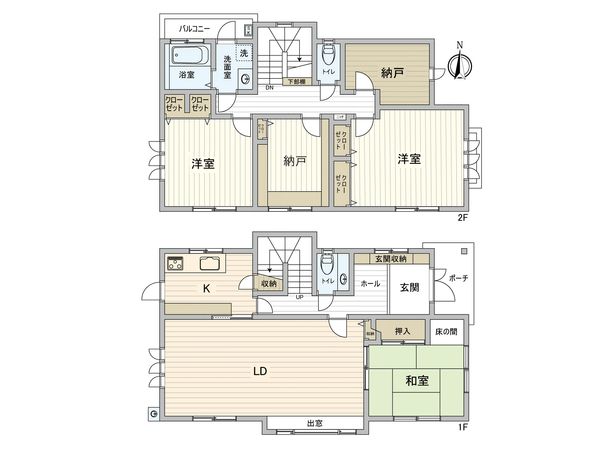 三鷹市上連雀4丁目 戸建 間取図(平面図) 三鷹市上連雀4丁目 戸建 間取図(平面図)