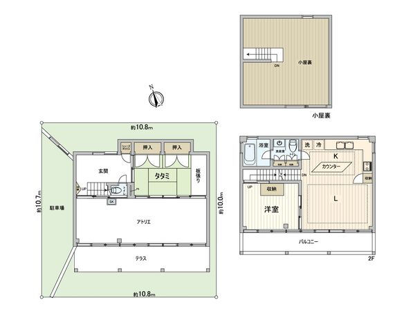 小平市大沼町2丁目 間取図(平面図) 小平市大沼町2丁目 間取図(平面図)