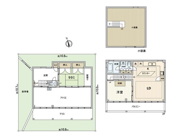 小平市大沼町2丁目 間取図(平面図) 小平市大沼町2丁目 間取図(平面図)