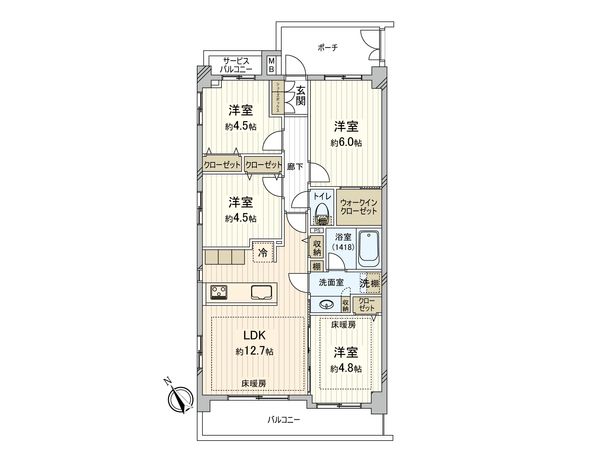間取図(平面図)