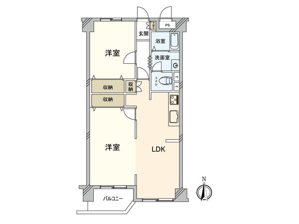 興栄マンションむさしの 間取図(平面図) 興栄マンションむさしの 間取図(平面図)