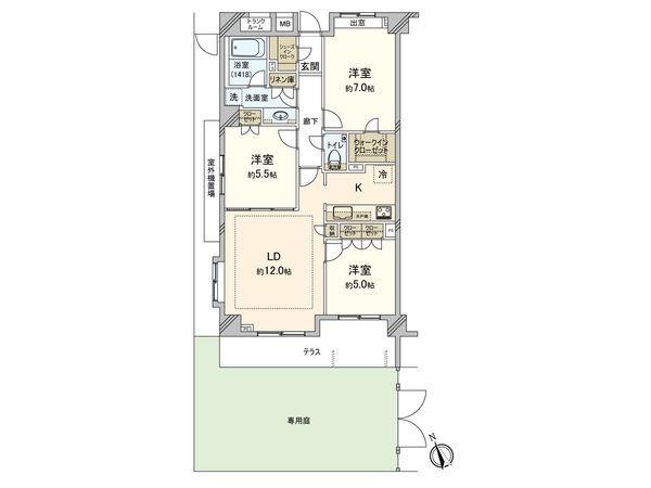 間取図(平面図)