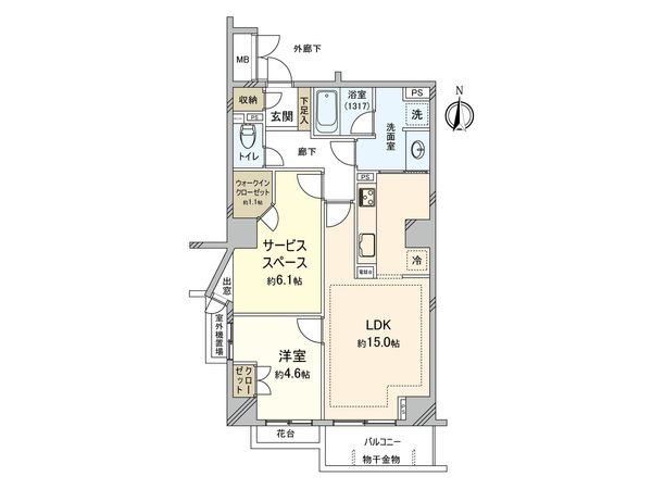 クレッセント三鷹 間取図(平面図) クレッセント三鷹 間取図(平面図)