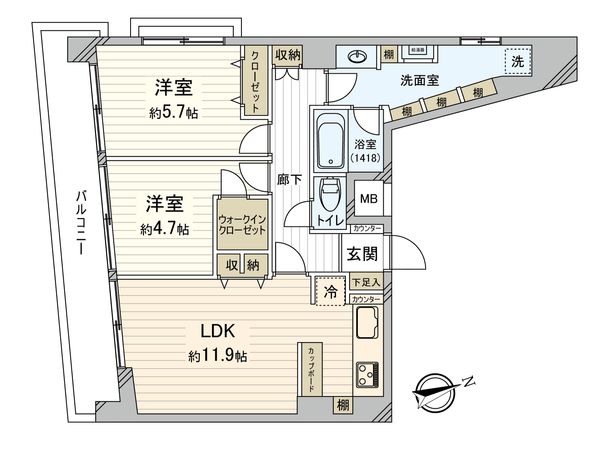 武蔵野サマリヤマンション 間取図(平面図) 間取図(平面図)