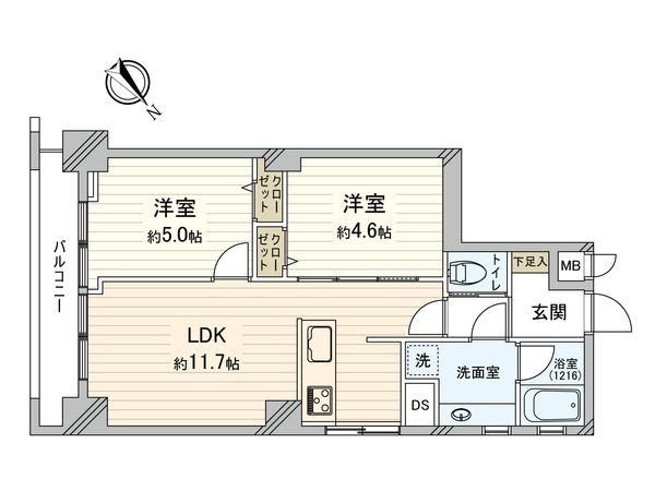 武蔵野明穂マンション 間取図(平面図) 武蔵野明穂マンション 間取図(平面図)