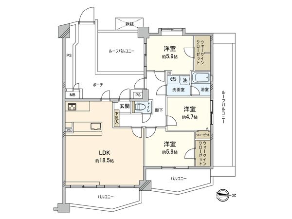 間取図(平面図)