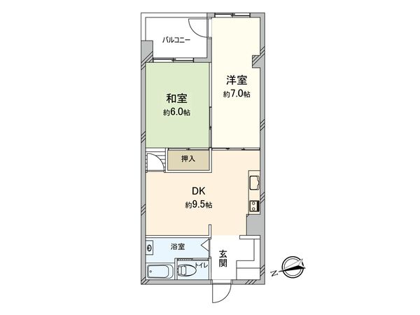 東海第1グリーンパークマンション 間取図(平面図) 間取図(平面図)