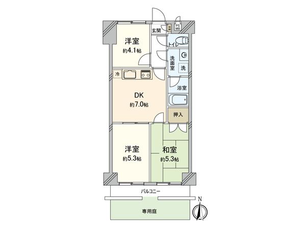 センチュリー田無 間取図(平面図) センチュリー田無 間取図(平面図)