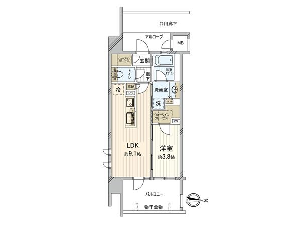 ジオ三鷹 間取図(平面図) 間取図(平面図)